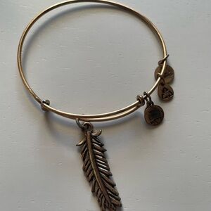 Alex and Ani Feather bangle